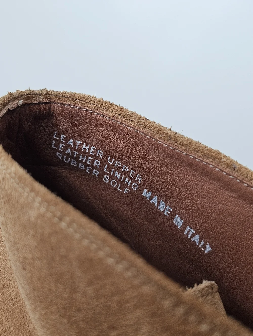 Calzoleria Toscana Italian Suede Chukka Boots Tan Size 10 Luxury Artisan Made